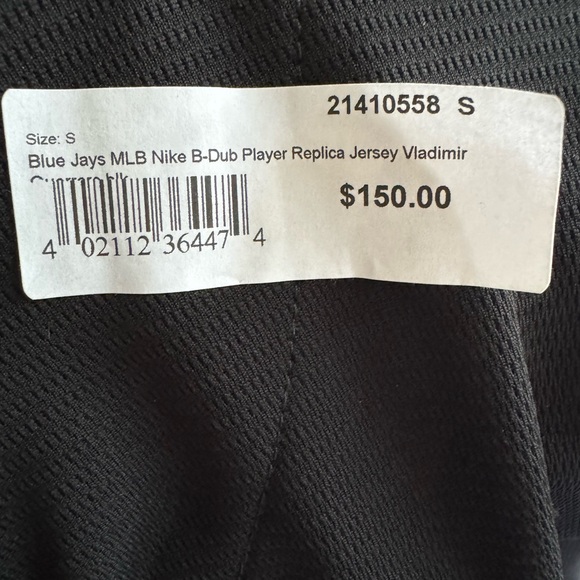 MLB TORONTO BLUE JAYS VLADIMIR GUERRERO OFFICIAL TEAM REPLICA JERSEY - BLACK - Picture 2 of 3